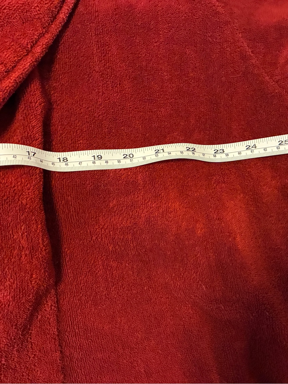 Victoria’s Secret Vintage Red Velour/Terry Full Length Robe - Picture 3 of 7
